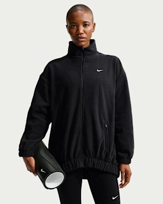 Nike One Women's Therma-FIT Oversized Full-Zip Jacket. Nike.com